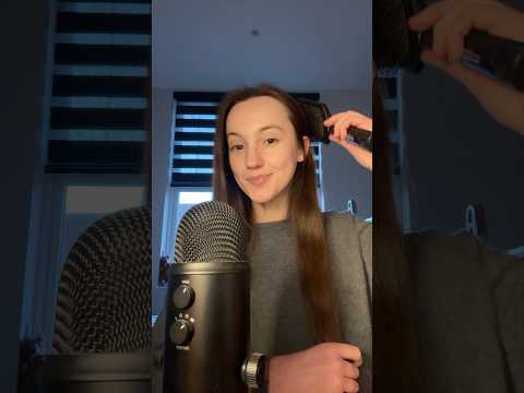 ASMR relaxing hair brushing triggers... personal attention on myself
