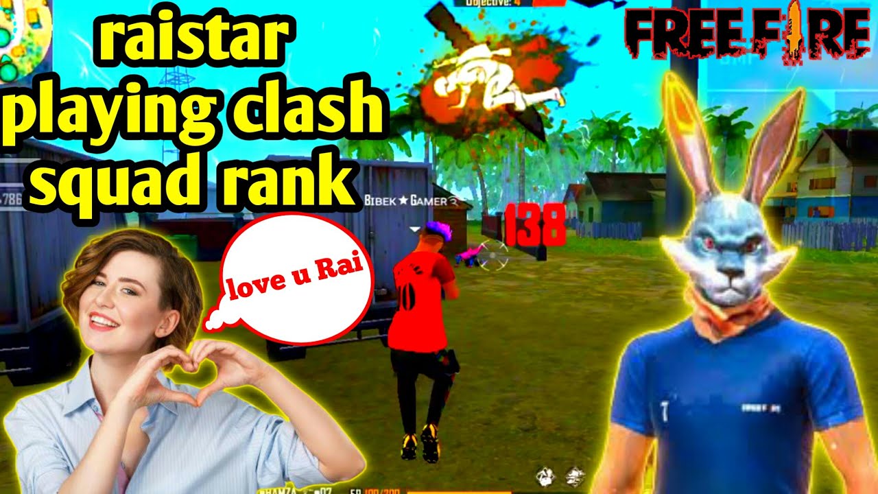 Raistar playing clash squad rank with random players || RAISTAR IN MY GAME 😱 ||Amazing live gaming
