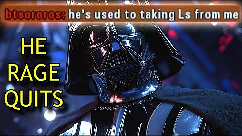 TOXIC TRASH TALKER RAGE QUITS THE MATCH | HvV #1554 | Star Wars Battlefront 2