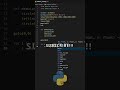 Asmr Progamming || Unique Shape 16 Python || #shorts #programming #asmr #asmrprogramming #lofi