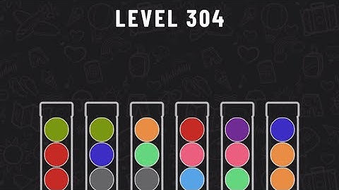 Ball Sort Puzzle Level 304 #ballsortpuzzle #ballsortpuzzlegameplay #puzzlegame #mobilegames