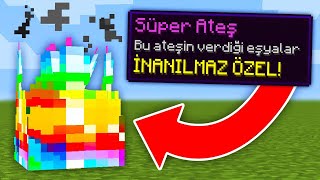 Minecraft ama ÖZEL ATEŞLER var