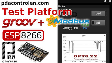 Connection Platform Groov IIoT with ESP8266 Opto22  : PDAControl