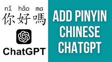 How to add Chinese Pinyin Font in ChatGPT