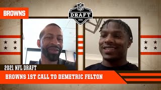 Demetric Felton hears from Andrew Berry, Kevin Stefanski and ownership | Cleveland Browns
