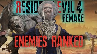 Resident Evil 4 Remake - ALL ENEMIES Ranked from Worst to Best