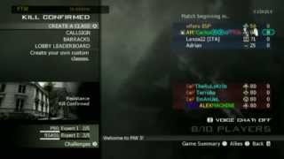 Force Host Call of Duty Modern Warfare 3 Wii MW3 Force Host Code SM8P52 SM8E52 SM8D52 SM8S52
