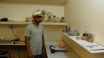 HEAD MOTION CONTROLLED WHEEL CHAIR Demo Part 1