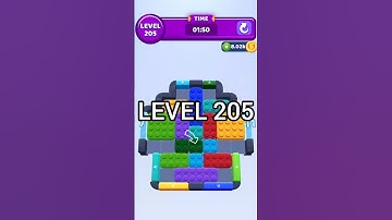 Color Block Jam 205.  #gaming #gamewalkthrough #gametips