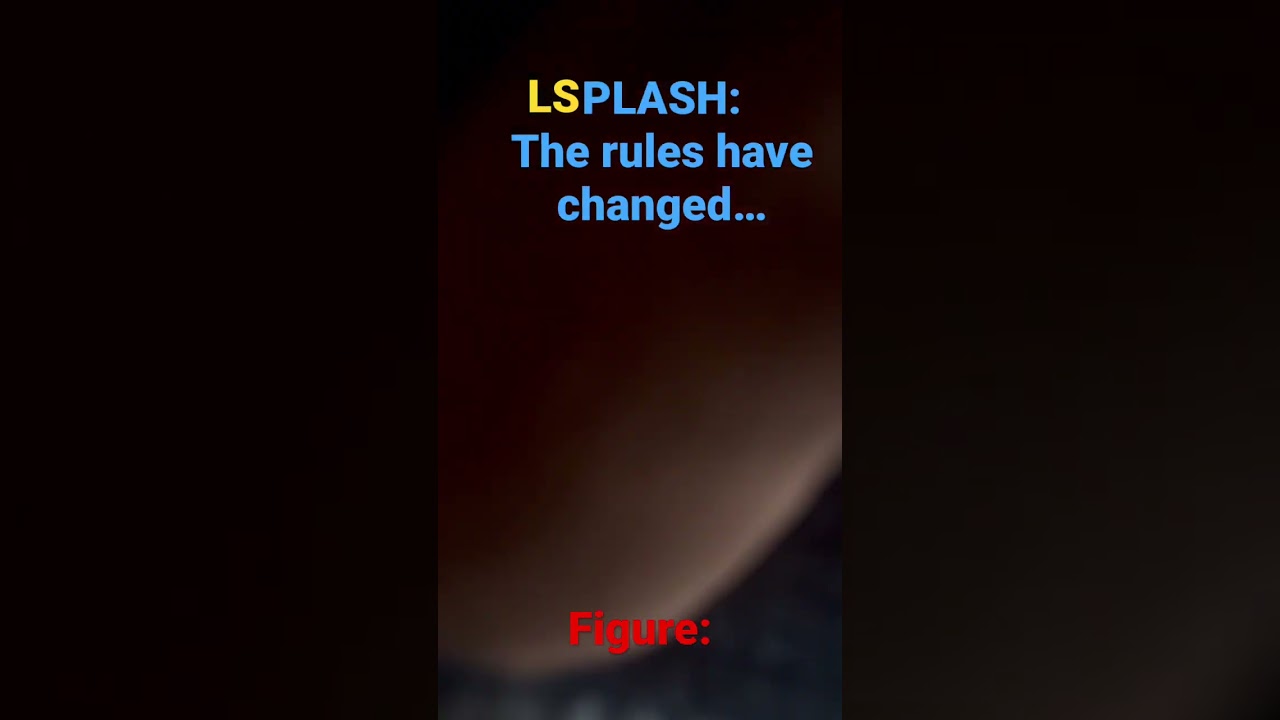 The rules have changed… 