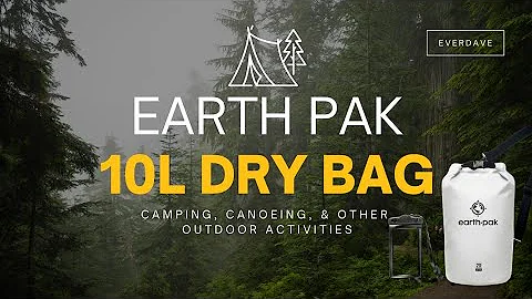 Sacchetto impermeabile Earth Pack da 10L per campeggio e attività all'aperto
