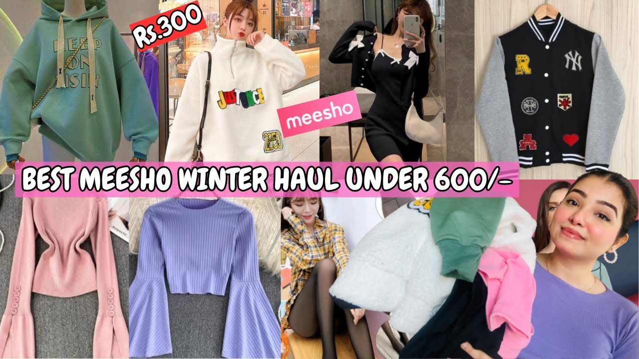 LATEST BEST MEESHO WINTER WEAR HAUL UNDER RS.600