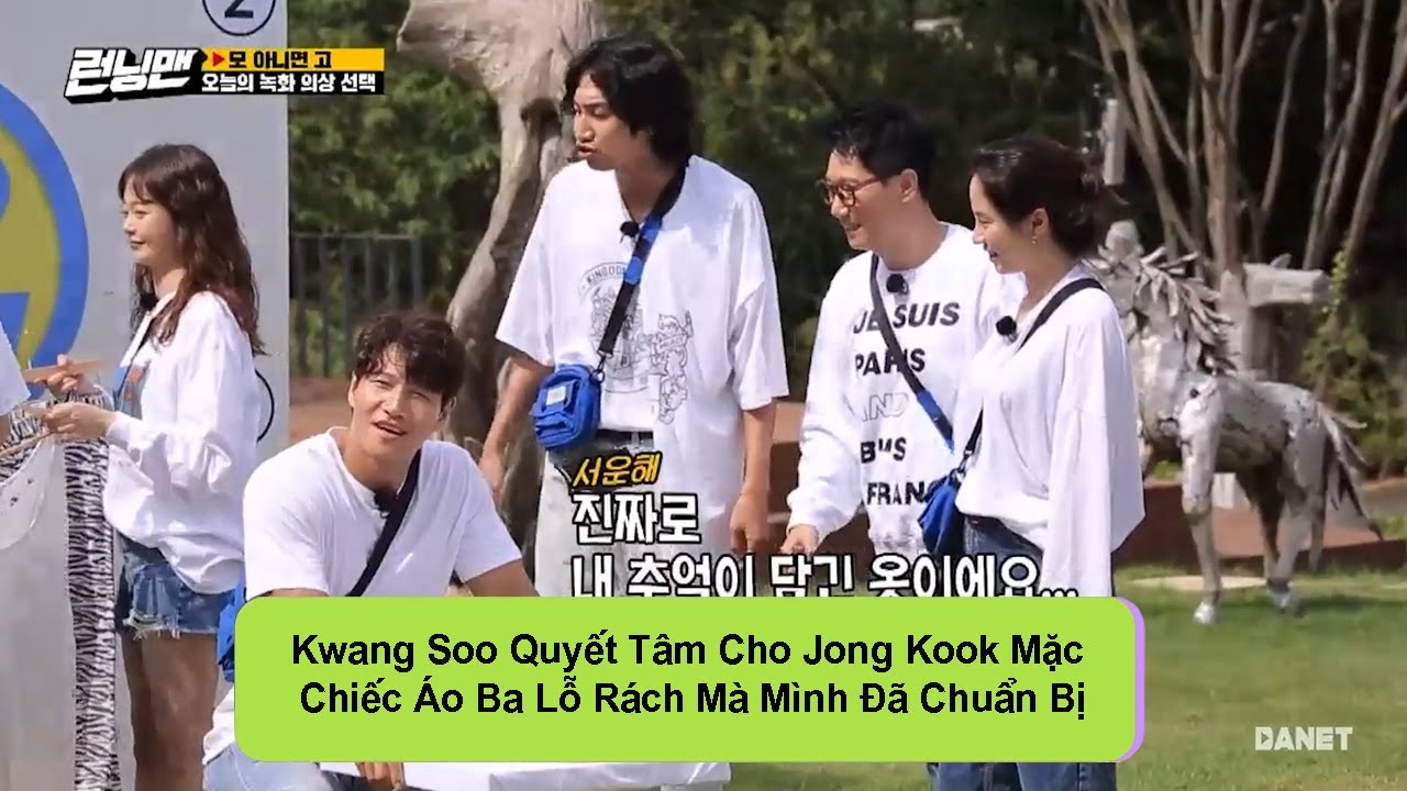 RUNNING MAN | Kwang Soo Quyết Tâm Cho Jong Kook Mặc Chiếc Áo Ba Lỗ Rách ...