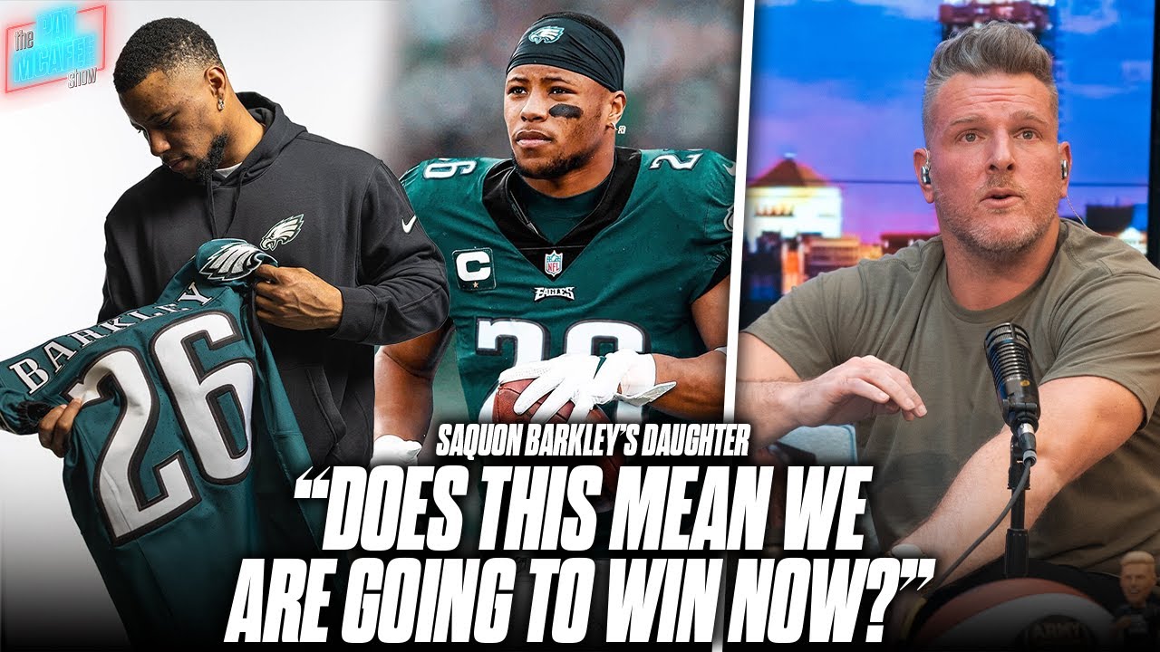 Saquon Barkley's Daughter Clowns The Giants After Eagles Signing | Pat McAfee Reacts