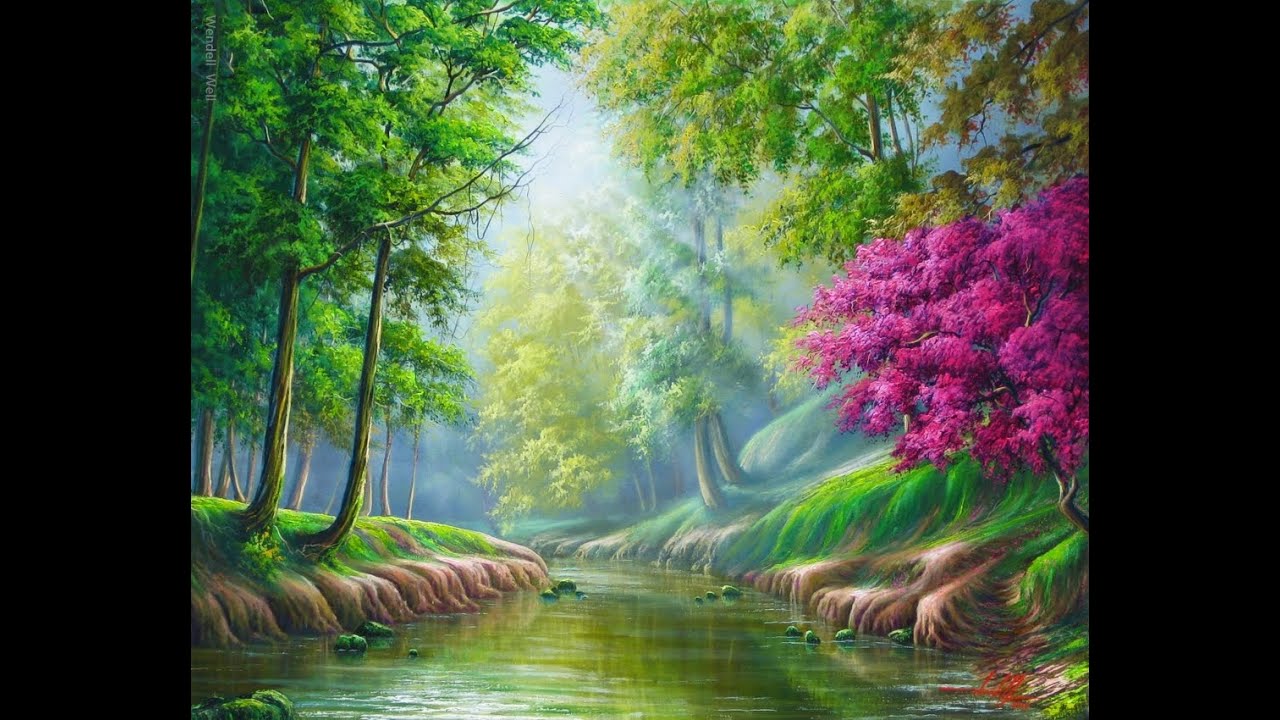 Como Pintar Un Rio Al Oleo