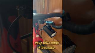 How to Install Lezyne GoPro adapter 🔦 and K-edge mount