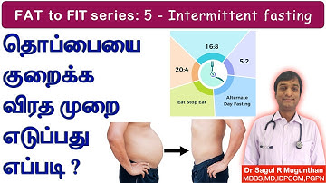 இடைக்கால விரதமுறை | விரதம் இருக்கும் முறை | Intermittent fasting diet plan - TAMIL