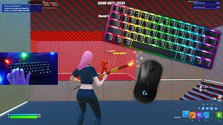 Razer Huntsman Mini Analog🏆Fortnite 1v1 Piece Control Keyboard Sounds ASMR