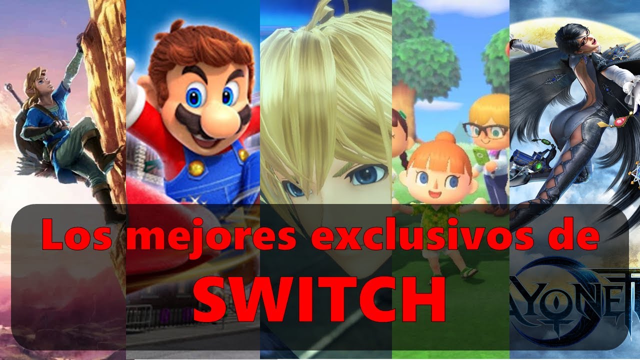 Los MEJORES juegos EXCLUSIVOS para nintendo SWITCH - YouTube