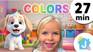 Learning Colors 🌈 at Sunny's Playhouse🐶 | Kids' Songs and Fun Adventures
