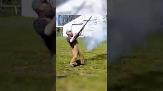 Firing a 4 GAUGE Shotgun!