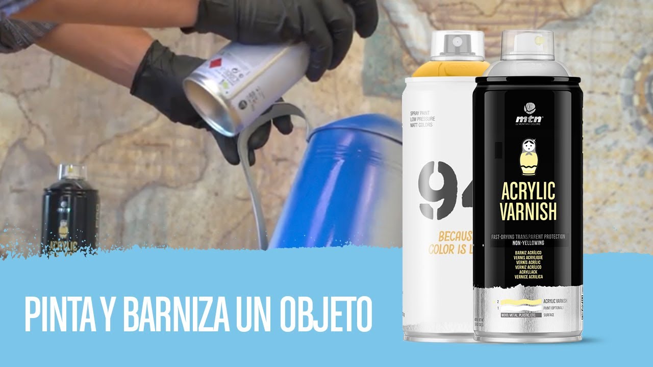 Spray Verniz Acrilico Acetinado MTN Pro 400ml - Mundo Grafite