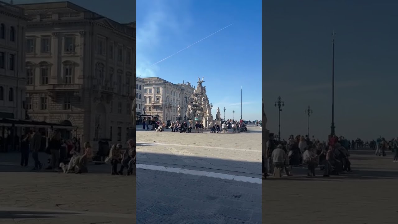 Trieste's Stunning Piazza Unità d'Italia ✨ | Oceanfront Beauty