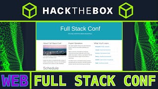 Full Stack Conf [easy]: HackTheBox Web Challenge (XSS)