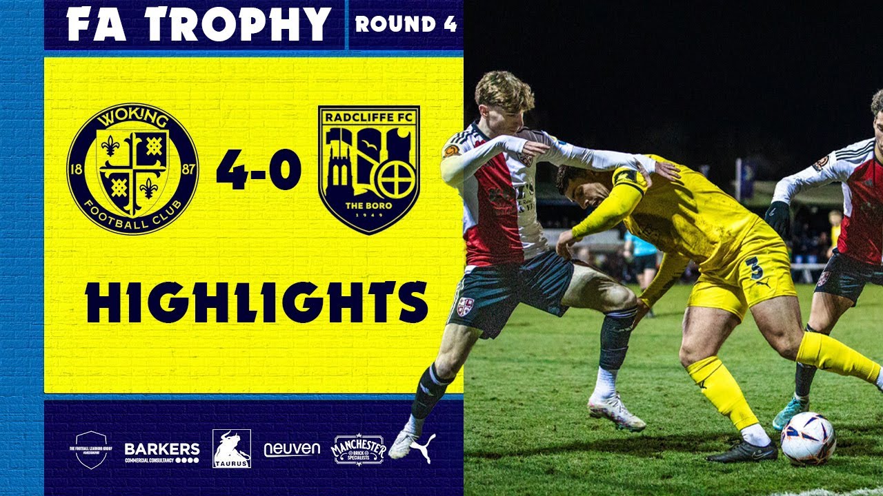 Read the full article - Highlights – Woking 4-0 Radcliffe
