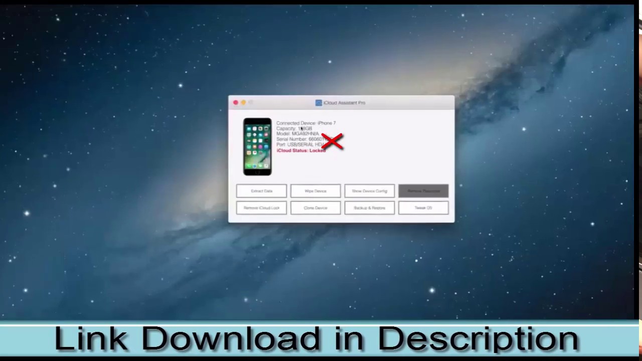 how to unlock icloud with program assistant pro for mac os 2017 new update - YouTube