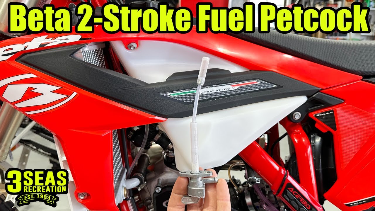 Does your 2stroke Beta run out of fuel fast? Fuel Petcock Explained 3 Seas Recreation YouTube