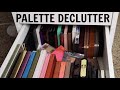 Eyeshadow Palette Declutter 2020