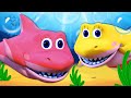 ABC | Ten Little Baby Sharks | Baby Songs | All Babies Channel