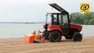 Пляжи заславского водохранилища очищены и готовы для отдыхающих