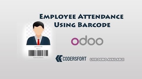 How to mark attendance using barcode | Odoo Employee Attendance Using Barcode | QR code attendance