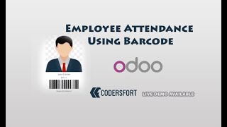 How to mark attendance using barcode | Odoo Employee Attendance Using Barcode | QR code attendance