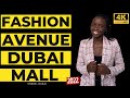 4k fashion avenue dubai mall  complete walking tour