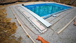 Never Put A Auto Cover On Your Swimming Pool Inground Pool Construction