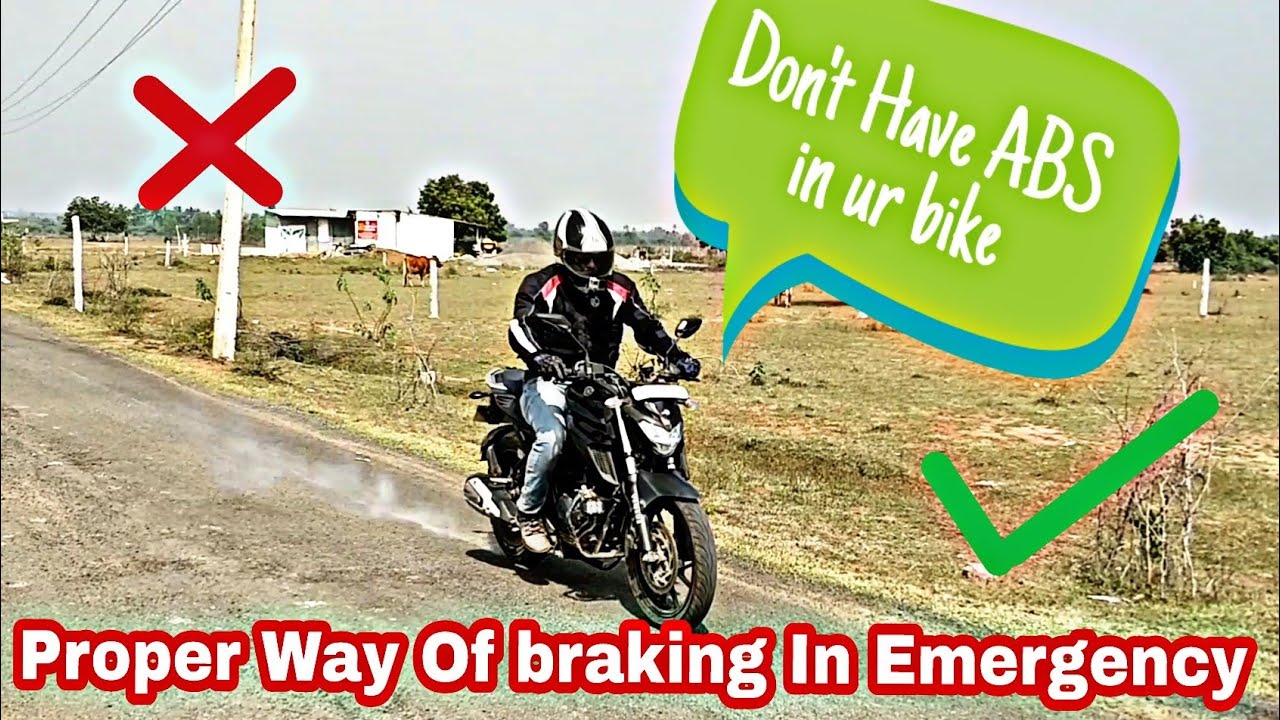 Emergency Braking Tricks | U Dont Need An Abs