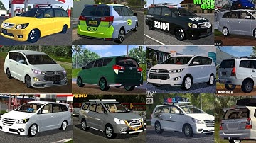 19 Toyota Innova Car Mod In Bus Simulator Indonesia - Bussid Bus Mod - Bussid Car Mod - Bussid