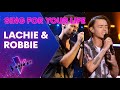 Robbie  lachie sing for their lives  the battles  the voice australia