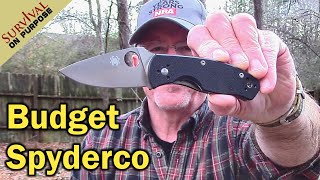 Best EDC Folding Knives Under $50 - Spyderco Persistance - Sharp Saturday