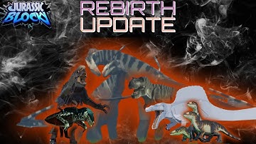 EVERYTHING coming in the REBIRTH UPDATE | Jurassic Blocky