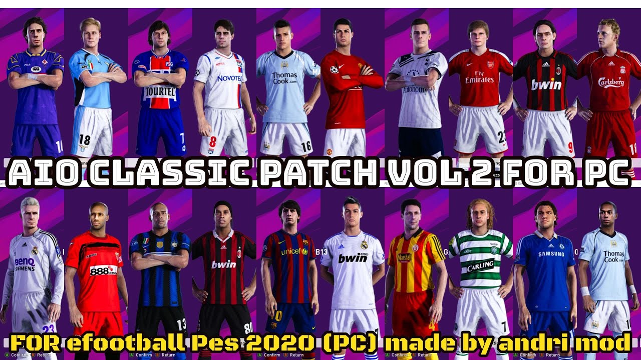 PES 2020 - DOWNLOAD NOW AIO CLASSIC PATCH FOR PC