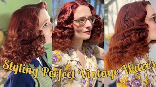 Perfect Vintage Waves Styling Tutorial with Bendy Rollers