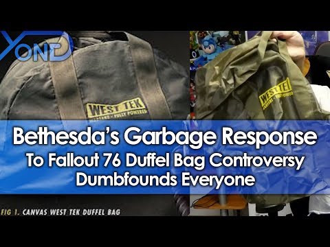 Bethesda&rsquo;s Garbage Response to Fallout 76 Duffel Bag Controversy Dumbfounds Everyone
