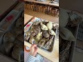 活きてる貝をその場で焼く！究極の浜焼き食べ放題 #shorts