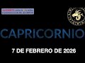 Horóscopo Diario - Capricornio - 7 de Febrero de 2026.