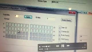 BioStar 1:  Weigand card settings (C.Philip)