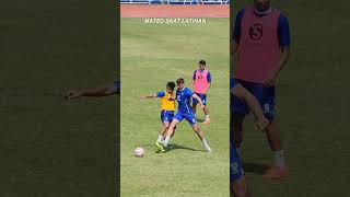 Aksi Mateo Kocijan Saat Mengikuti Sesi Latihan Persib Jelang Match Selanjutnya shorts